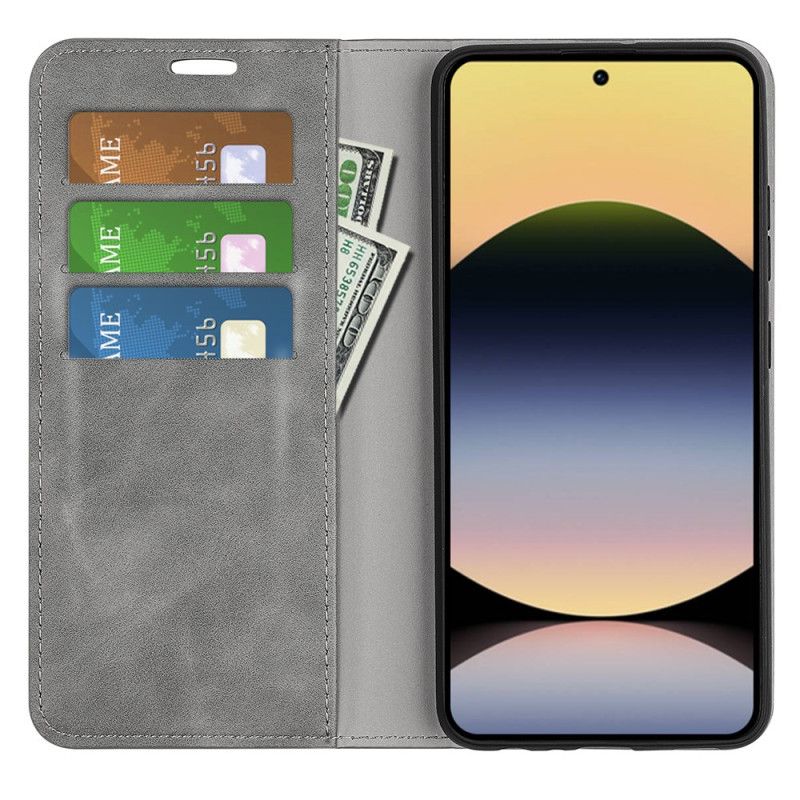 Kožené Pouzdro Folio Xiaomi Redmi Note 14s Kožený Styl