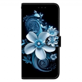 Kožený Kryt Na Xiaomi Redmi Note 14s Černá Orchidej