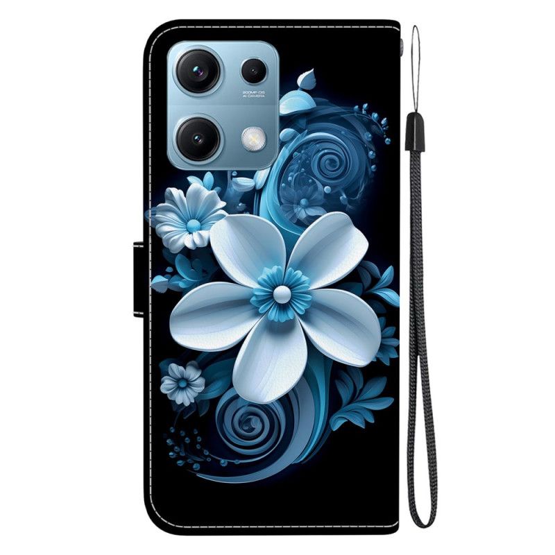 Kožený Kryt Na Xiaomi Redmi Note 14s Černá Orchidej
