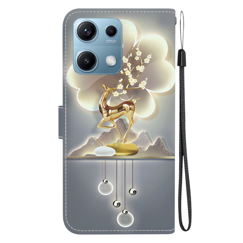 Kožený Kryt Xiaomi Redmi Note 14s Jelen Sika