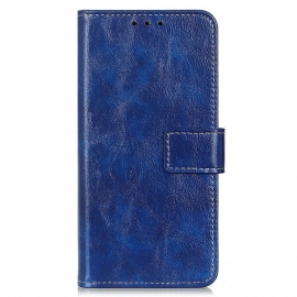 Kožený Kryt Xiaomi Redmi Note 14s Lesklá Umělá Kůže