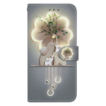 Kožený Kryt Xiaomi Redmi Note 14s Sloni