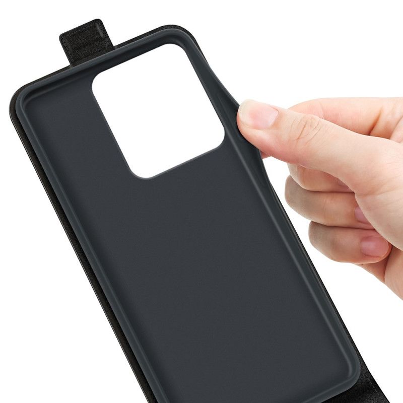 Kožený Kryt Xiaomi Redmi Note 14s Svislá Klopa