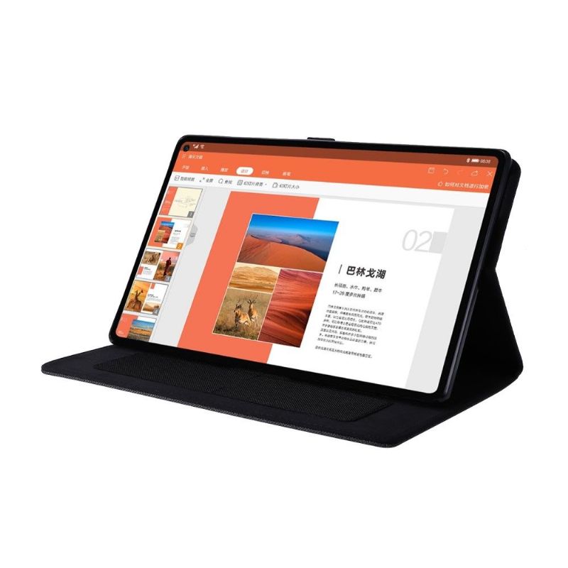 Flipové Pouzdro Na Realme Pad Efekt Plátna Oxford
