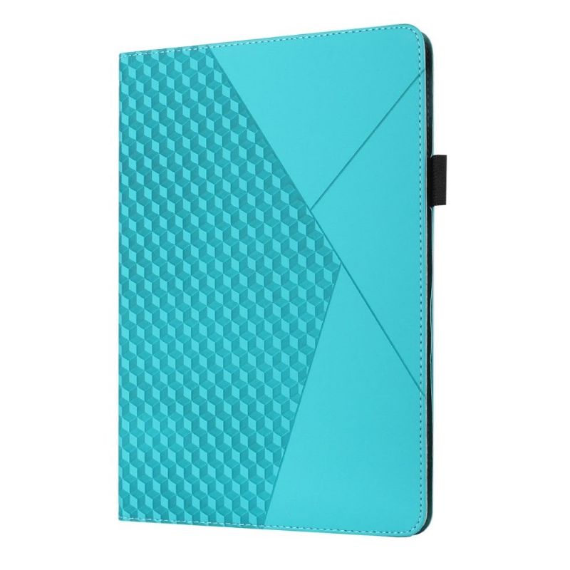 Flipové Pouzdro Na Realme Pad Kožené Pouzdro Držák Karet S Chlopní Geometrie Kostky
