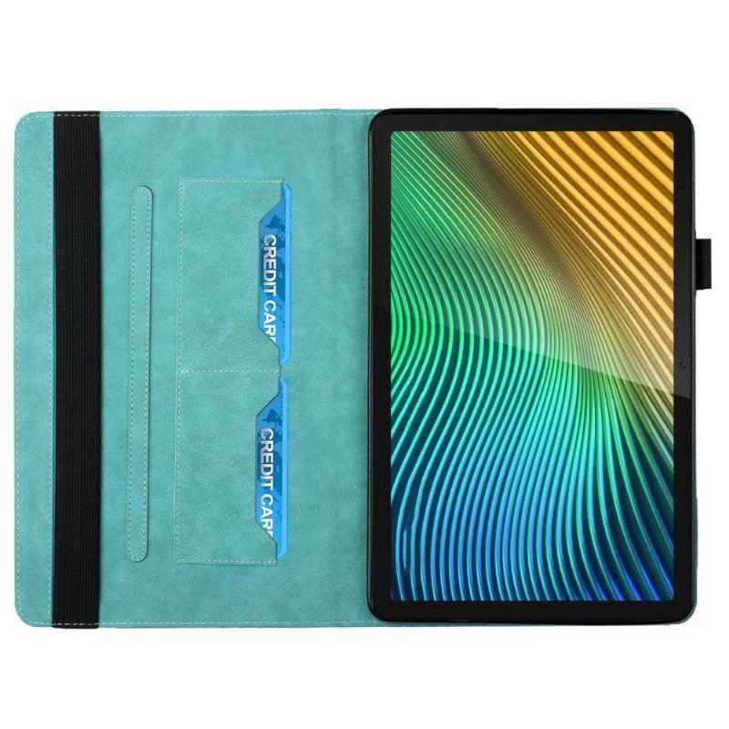 Flipové Pouzdro Na Realme Pad Kožené Pouzdro Držák Karet S Chlopní Geometrie Kostky
