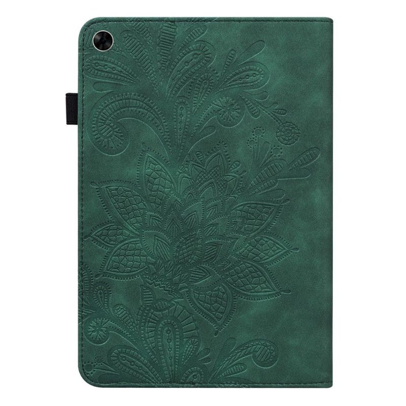 Kožené Pouzdro Na Realme Pad Elegantní Krajkový Květ