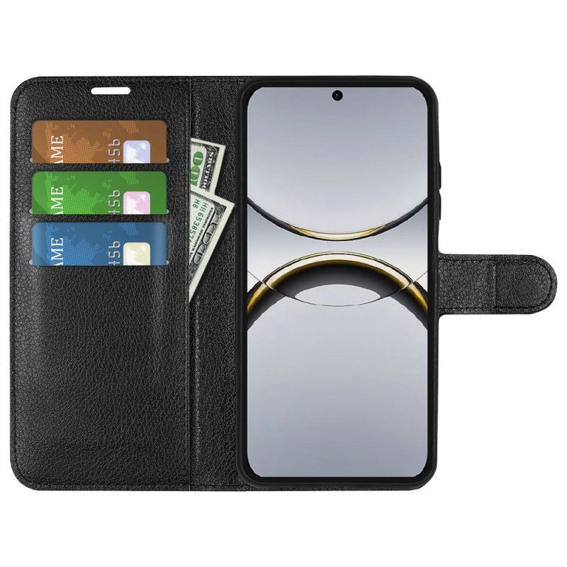 Kožený Kryt Na Oppo Find X8 Klasická Liči Kůže