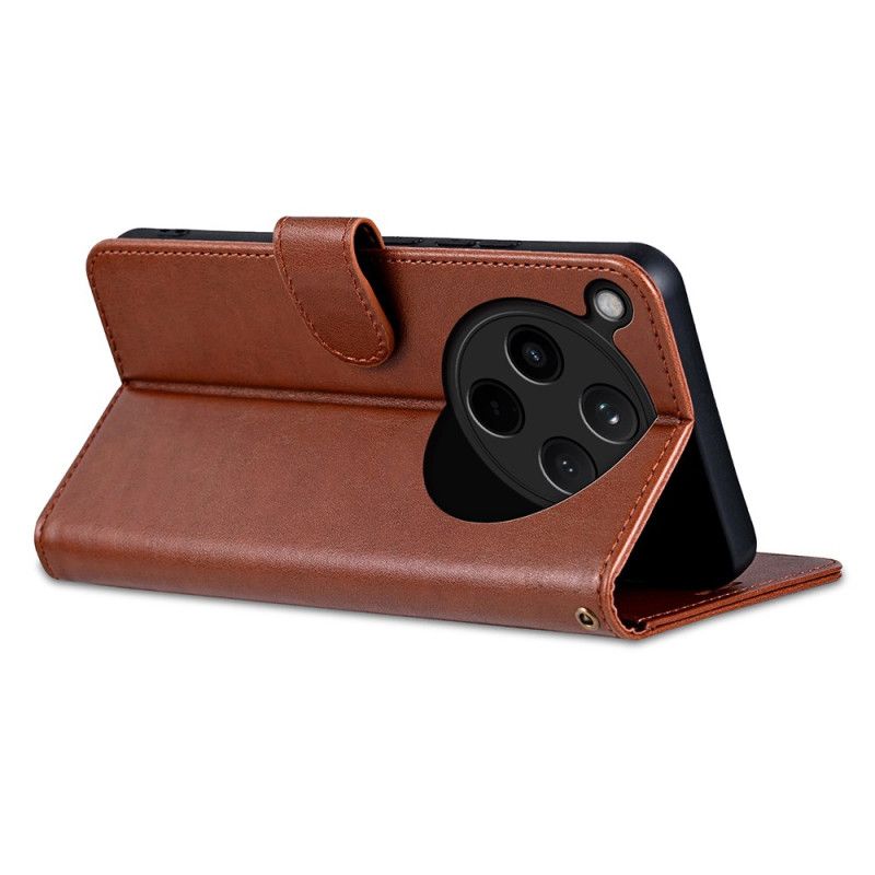 Kožený Kryt Oppo Find X8 Kožený Efekt Azns