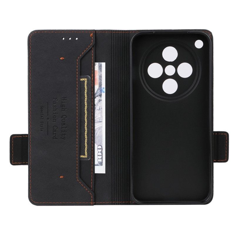 Kožený Kryt Oppo Find X8 Efekt Vintage Semiše