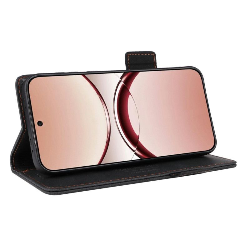 Kožený Kryt Oppo Find X8 Efekt Vintage Semiše