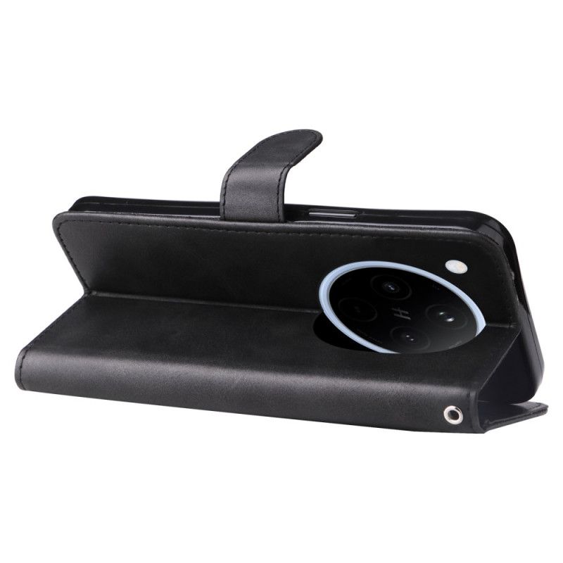 Kožený Kryt Oppo Find X8 Kapsa Na Zip