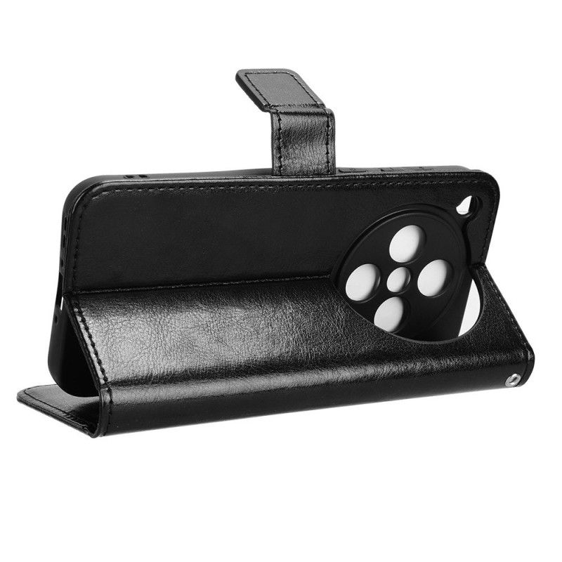 Kožený Kryt Oppo Find X8 Okázalá Umělá Kůže