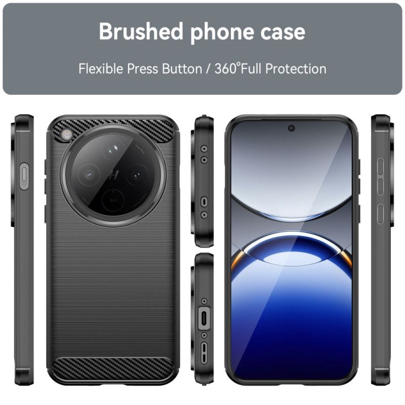 Kryt Oppo Find X8 Kartáčovaný Uhlíkový Materiál