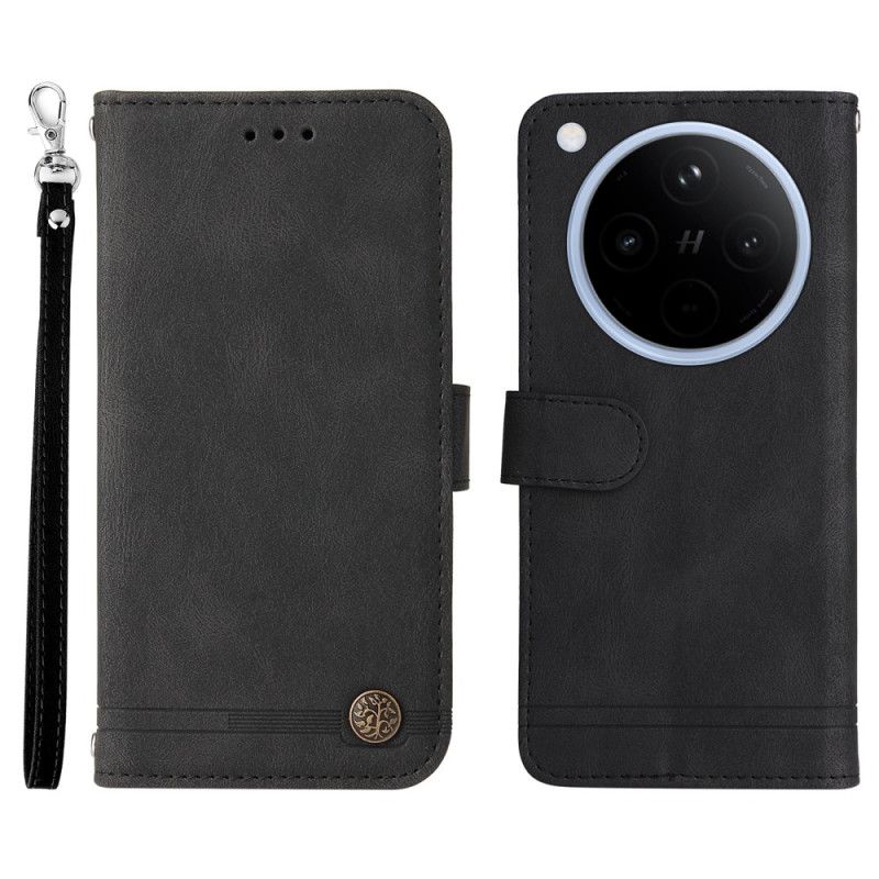 Peněženková Pouzdra Oppo Find X8 Kryty Na Mobil Klasický Vintage Pásek