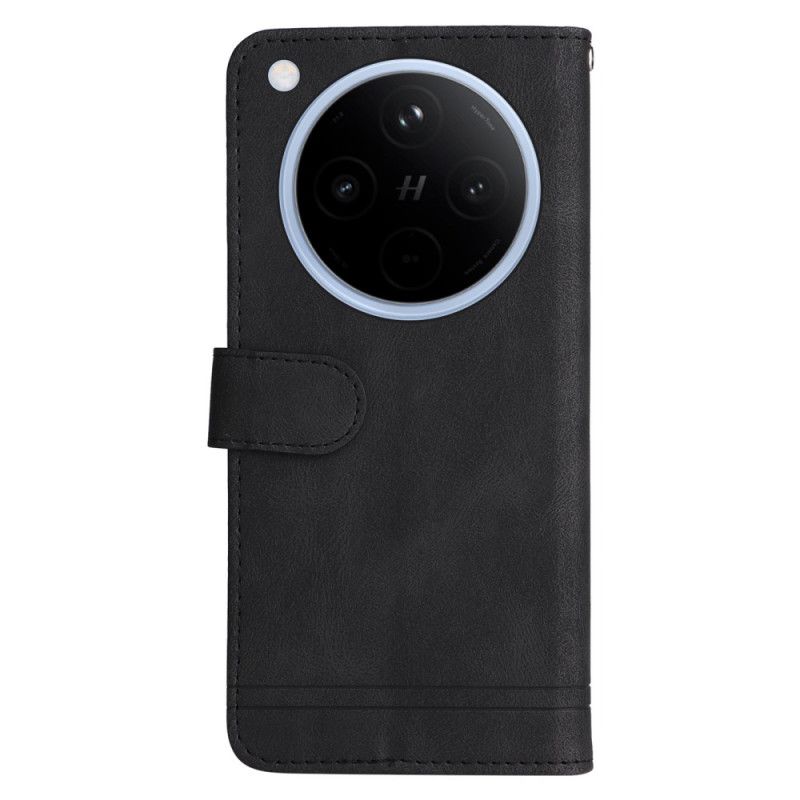 Peněženková Pouzdra Oppo Find X8 Kryty Na Mobil Klasický Vintage Pásek