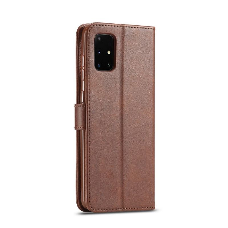 Flipové Pouzdro Na Samsung Galaxy A51 5G Kožený Efekt Lc.imeeke