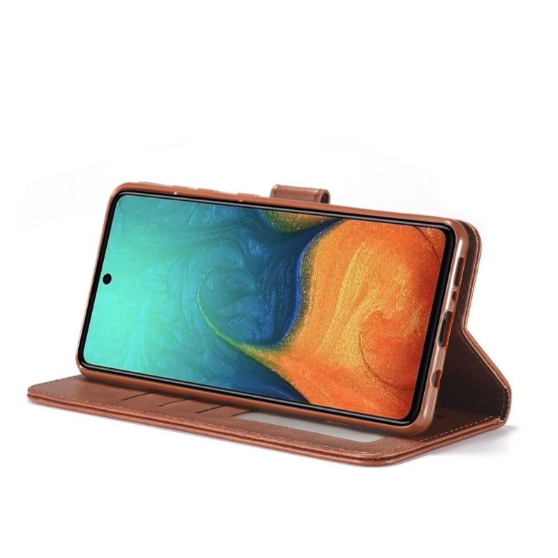 Flipové Pouzdro Na Samsung Galaxy A51 5G Kožený Efekt Lc.imeeke