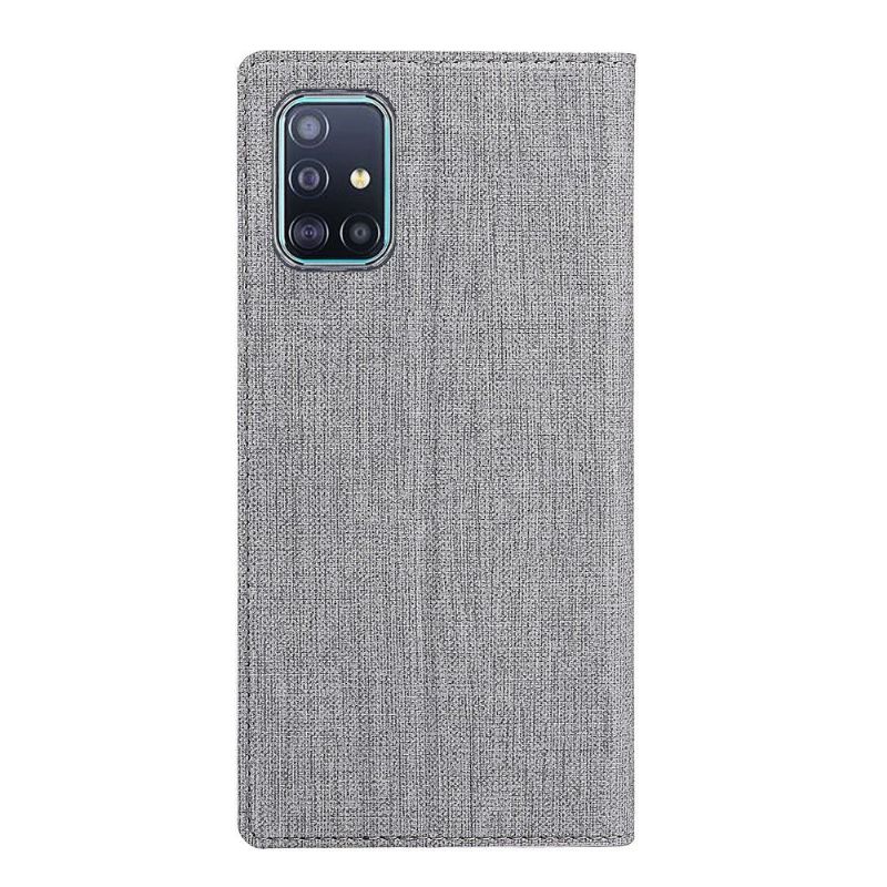 Kožené Pouzdro Na Samsung Galaxy A51 5G Funkce Podpory Rovnátek