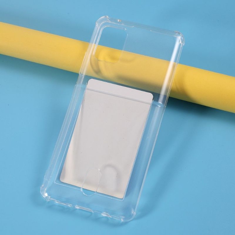 Kryt Na Samsung Galaxy A51 5G Transparentní Držitel Karty