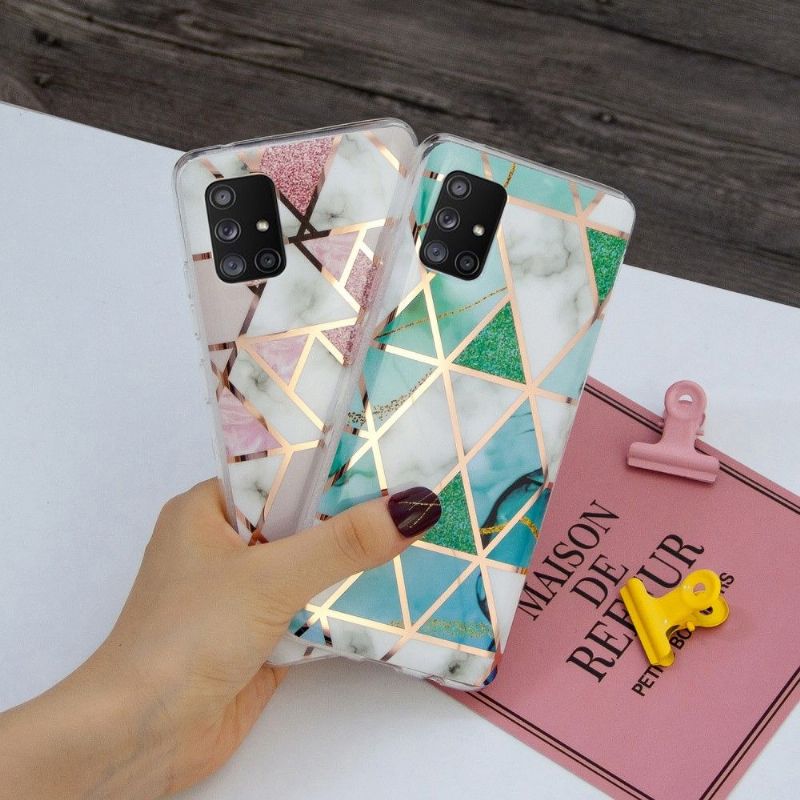 Kryty Na Mobil Na Samsung Galaxy A51 5G Flexibilní Geometrie