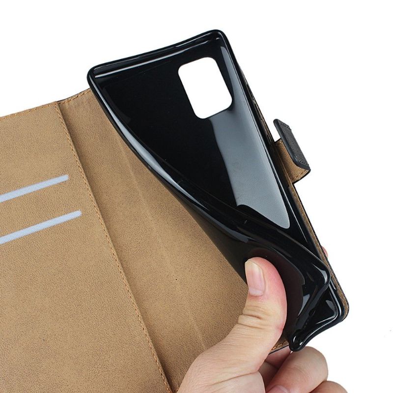 Pouzdra Na Samsung Galaxy A51 5G Peněženkové Pouzdro Flipové Pouzdro - Černá