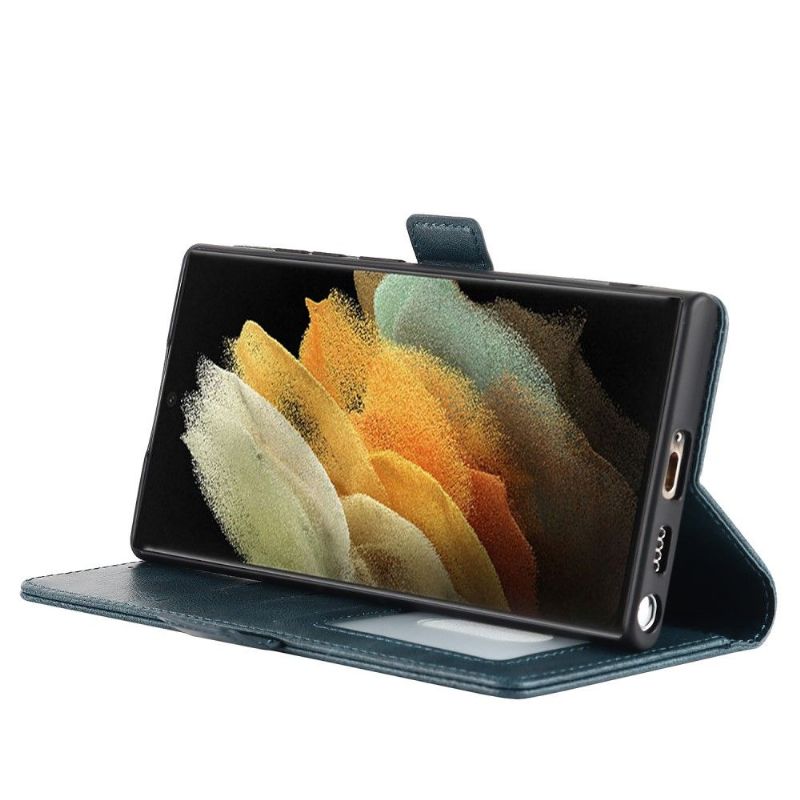 Skládací Pouzdro Na Karty Samsung Galaxy S22 Ultra 5G