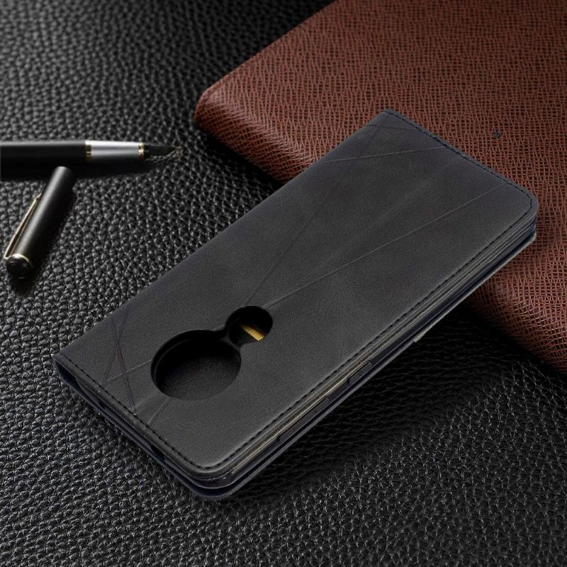 Flipové Pouzdro Na Nokia 7.2 Kožený Držák Karet Célinia