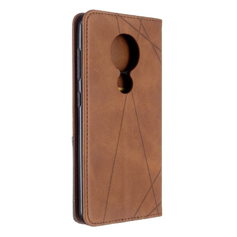 Flipové Pouzdro Na Nokia 7.2 Kožený Držák Karet Célinia