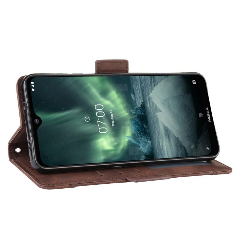 Flipové Pouzdro Na Nokia 7.2 Premium S Držitelem Karty