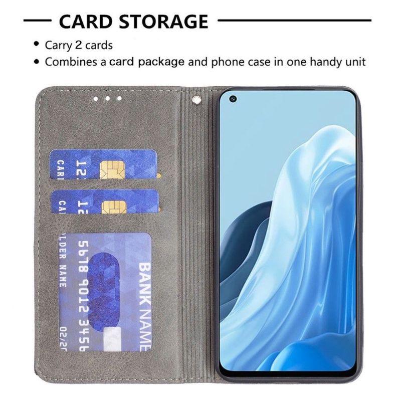Flipové Pouzdro Na Oppo Reno 7 Kožená Řada Binfen Style-1