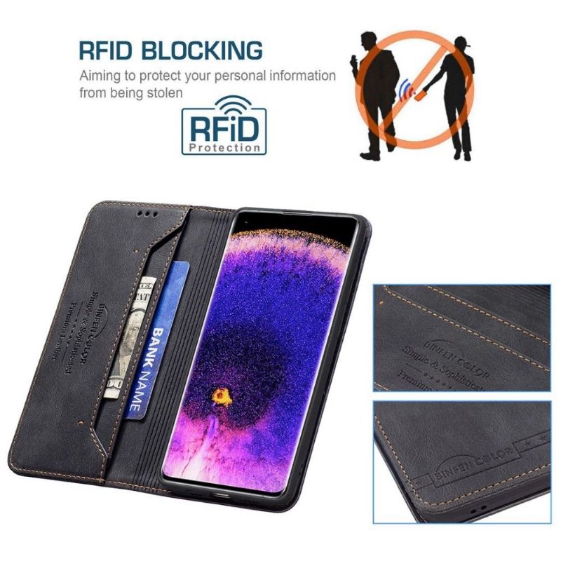 Flipové Pouzdro Na Oppo Reno 7 Kožené Pouzdro Binfen Flip Series-5