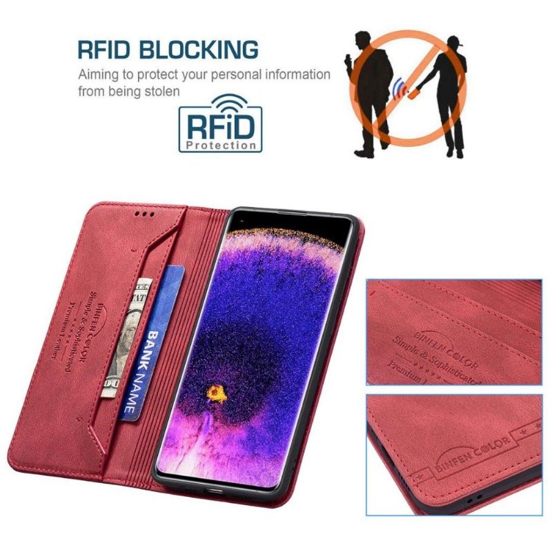 Flipové Pouzdro Na Oppo Reno 7 Kožené Pouzdro Binfen Flip Series-5
