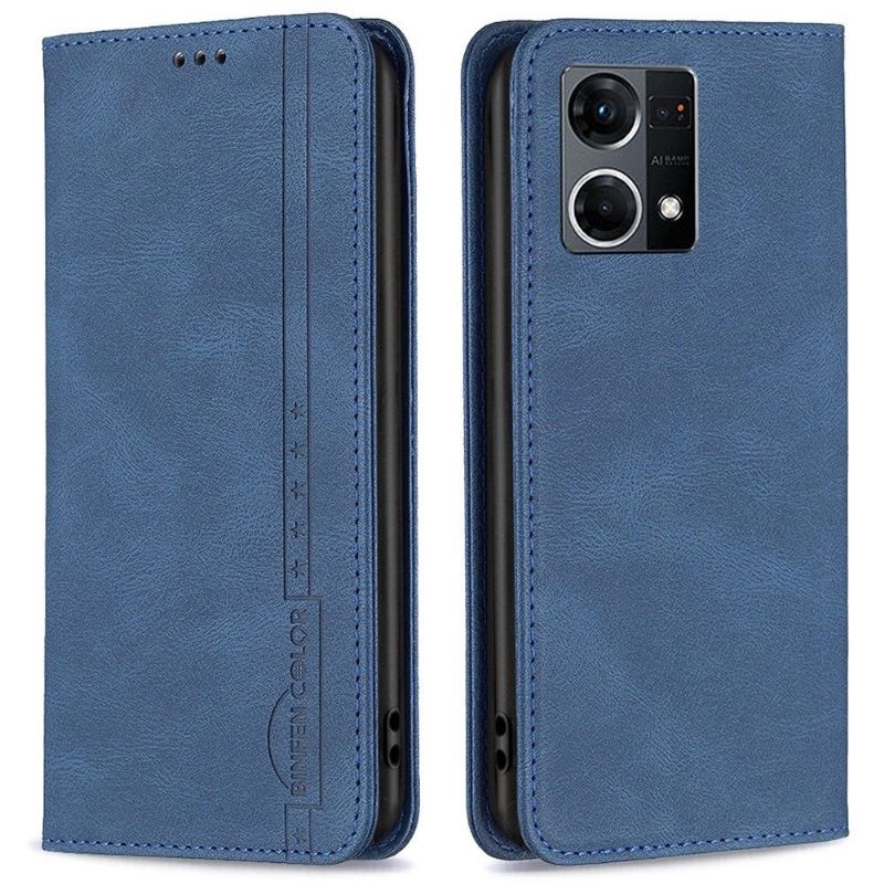 Flipové Pouzdro Na Oppo Reno 7 Kožené Pouzdro Binfen Flip Series-5