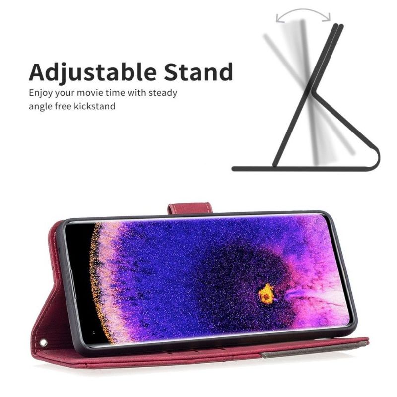 Flipové Pouzdro Na Oppo Reno 7 Magnetická Řada Binfen-2