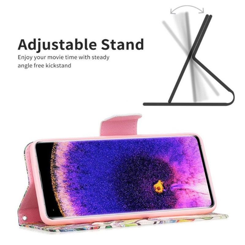 Flipové Pouzdro Na Oppo Reno 7 Stromová Kresba