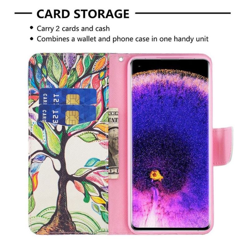 Flipové Pouzdro Na Oppo Reno 7 Stromová Kresba
