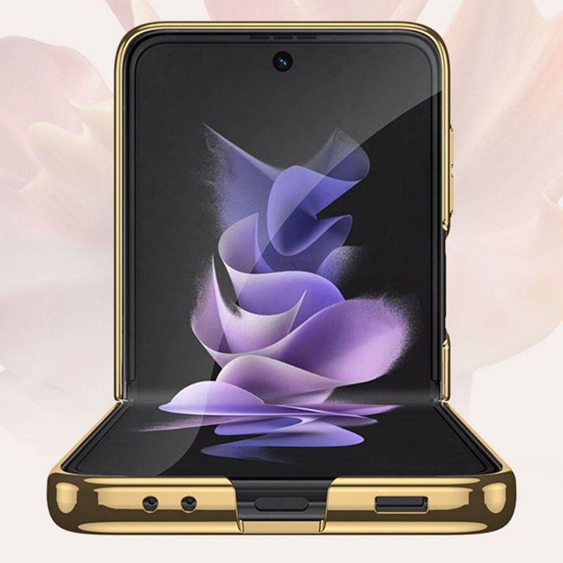 Kryt Na Samsung Galaxy Z Flip 3 5G Flipové Pouzdro Geometrické Vzory S Prstencem