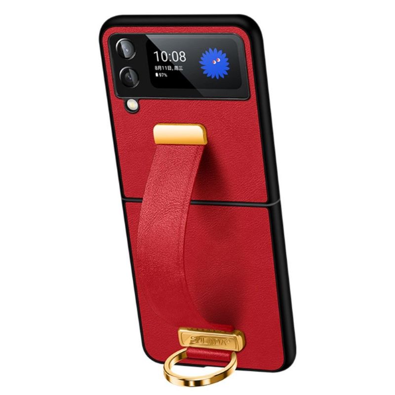 Kryt Na Samsung Galaxy Z Flip 3 5G Flipové Pouzdro Sulada S Popruhem