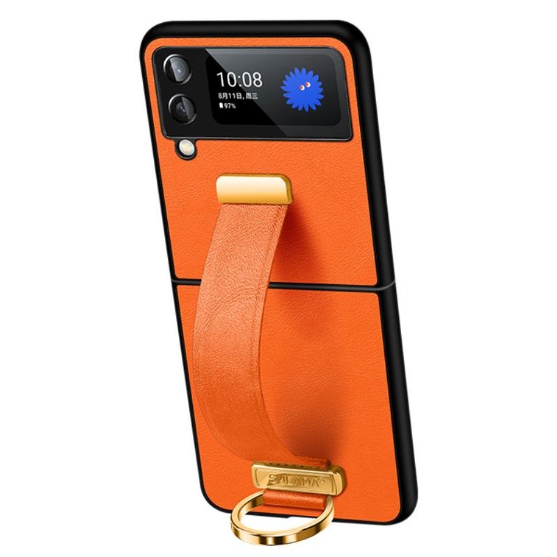 Kryt Na Samsung Galaxy Z Flip 3 5G Flipové Pouzdro Sulada S Popruhem