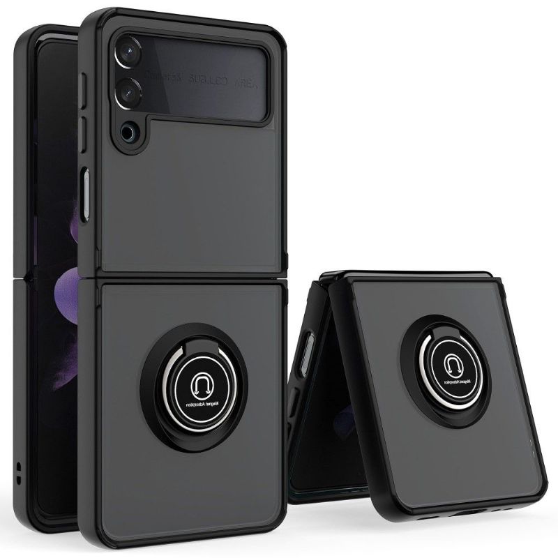 Kryt Na Samsung Galaxy Z Flip 3 5G Flipové Pouzdro Vyzvánění S Barevnými Tlačítky