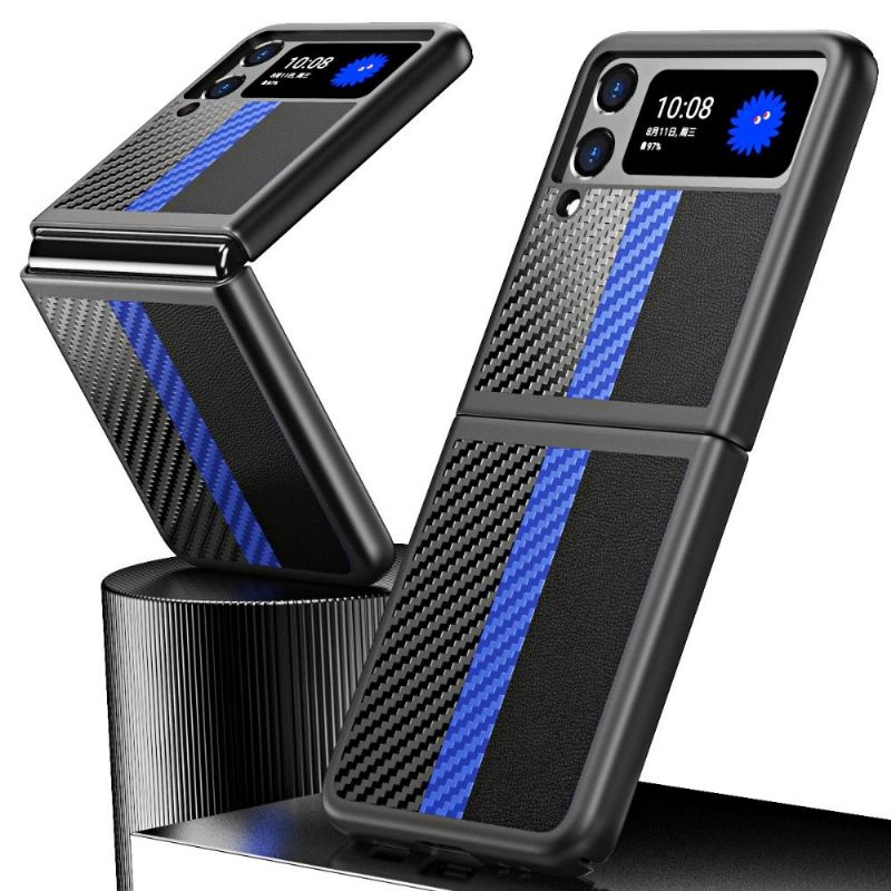 Kryt Na Samsung Galaxy Z Flip 3 5G Obchodní Uhlíkové Vlákno
