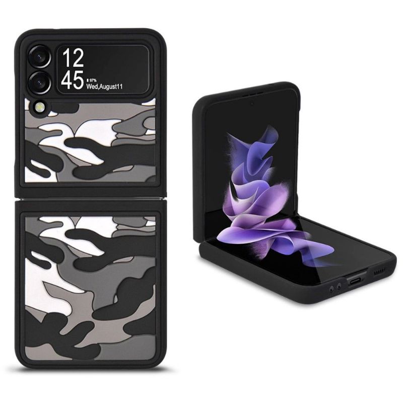 Kryt Na Samsung Galaxy Z Flip 3 5G Odolná Vojenská Kamufláž