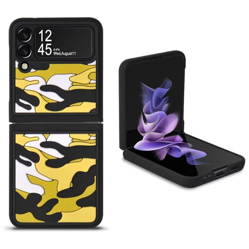 Kryt Na Samsung Galaxy Z Flip 3 5G Odolná Vojenská Kamufláž