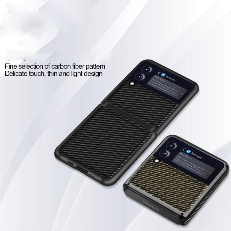 Kryt Na Samsung Galaxy Z Flip 3 5G Ultra Tenké Uhlíkové Vlákno
