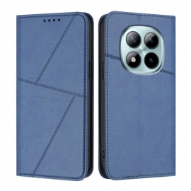 Kožené Pouzdro Folio Na Xiaomi Redmi Note 15 Pro Plus 5g Linie