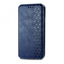 Kožené Pouzdro Folio Xiaomi Redmi Note 15 Pro Plus 5g Diamantový Vzor