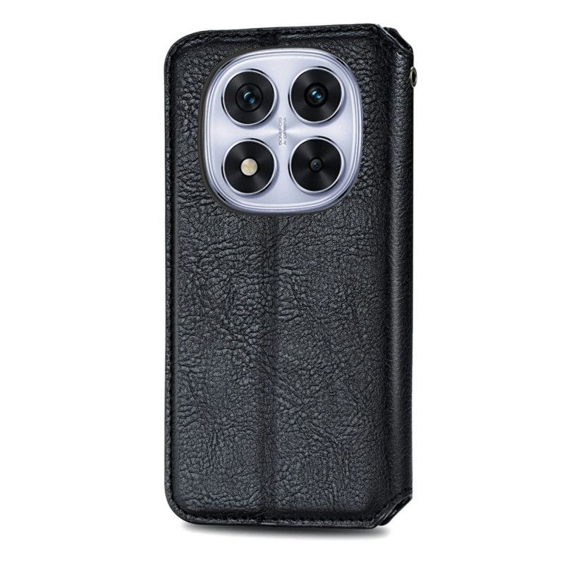 Kožené Pouzdro Folio Xiaomi Redmi Note 15 Pro Plus 5g Diamantový Vzor