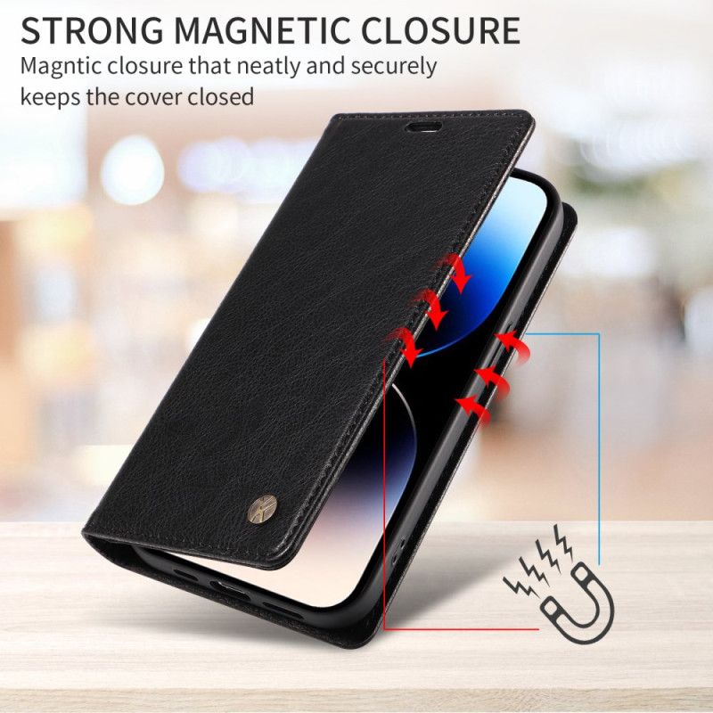 Kožené Pouzdro Folio Xiaomi Redmi Note 15 Pro Plus 5g Yikatu