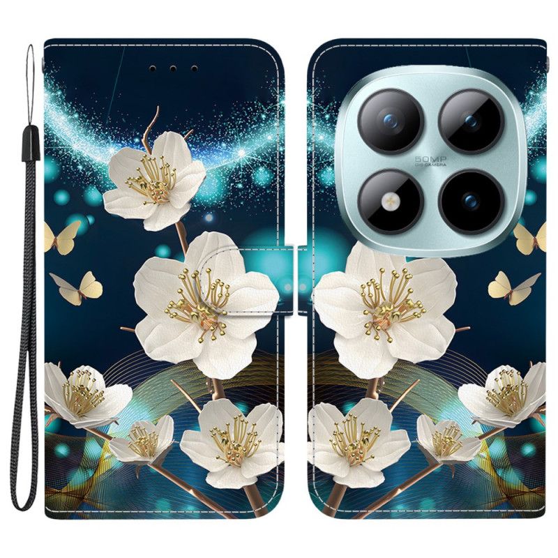 Kožený Kryt Na Xiaomi Redmi Note 15 Pro Plus 5g Magnólie